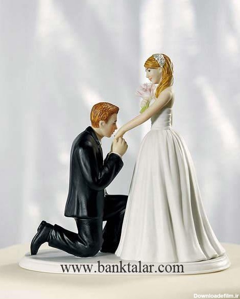 مدل های خاص تزئینات کیک عروسی کیک تاپر cake topper