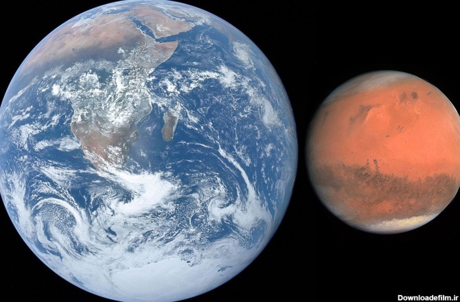 مقایسه‌ زمین و مریخ