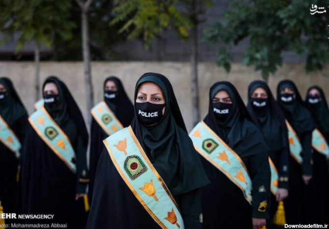 تصاویر زنان پلیس در مراسم صبحگاه مشترک نیروی انتظامی