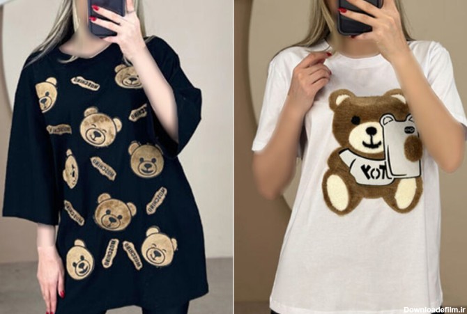مدل تیشرت خرس تدی دخترانه جدید