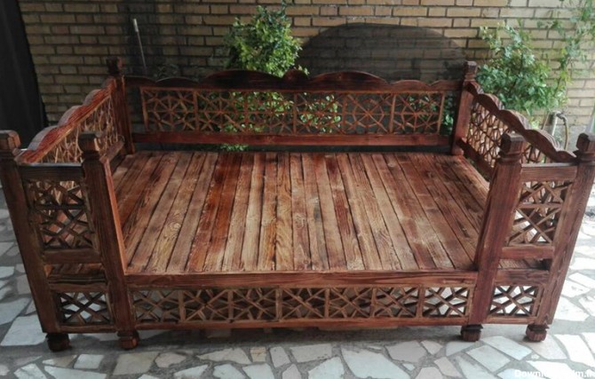 تخت سنتی سنتی و چوبی با بهترین کیفیت09142244372 - ویلاسازه