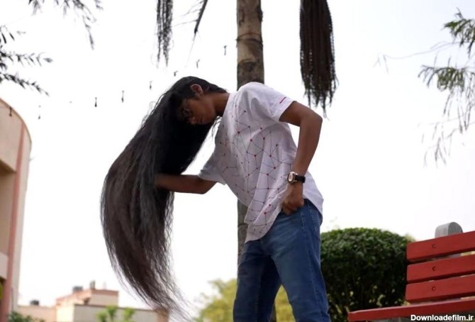 رکورد جدیدگینس؛ پسری با بلندترین موی جهان + عکس