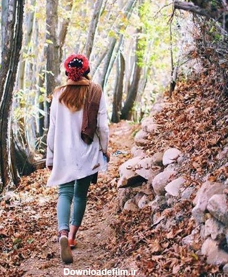 عکس دختر برای پروفایل در جنگل