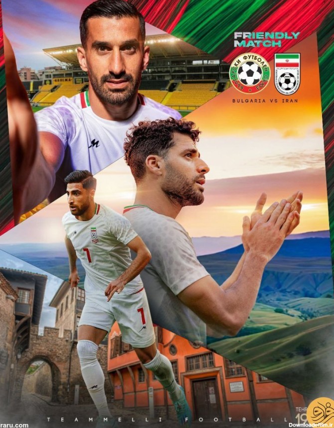 (عکس) پوستر زیبای تیم ملی برای بازی با بلغارستان