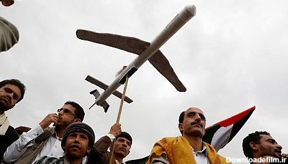 تظاهرات طرفداران حوثی‌ها علیه حملات ائتلاف آمریکایی در یمن،‌۱۶ فوریه ۲۰۲۴