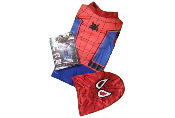خرید لباس مرد عنکبوتی بچه گانه سرهمی جدید در میلی جون