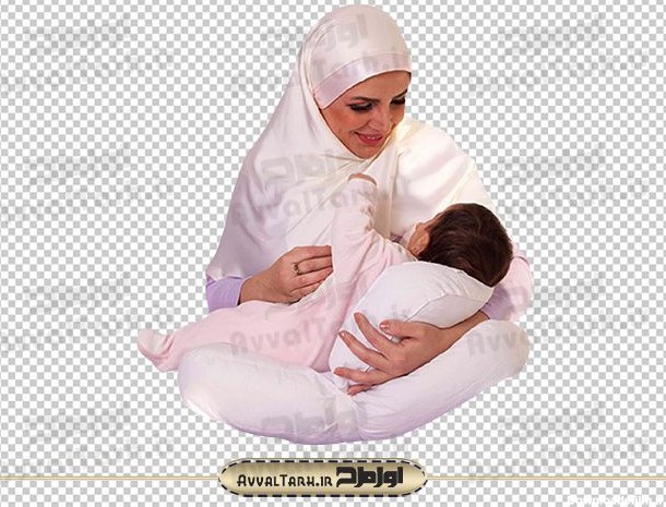 تصویر دوربری مادر در حال شیر دادن به نوزاد :: اول طرح