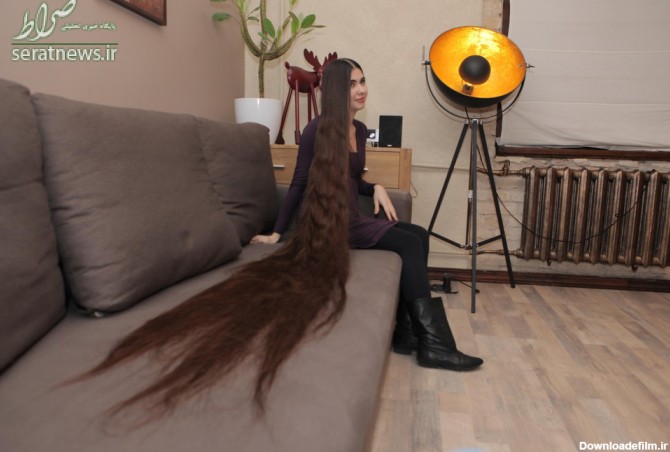 تصاویر/ زنی که بلندترین موی دنیا را دارد