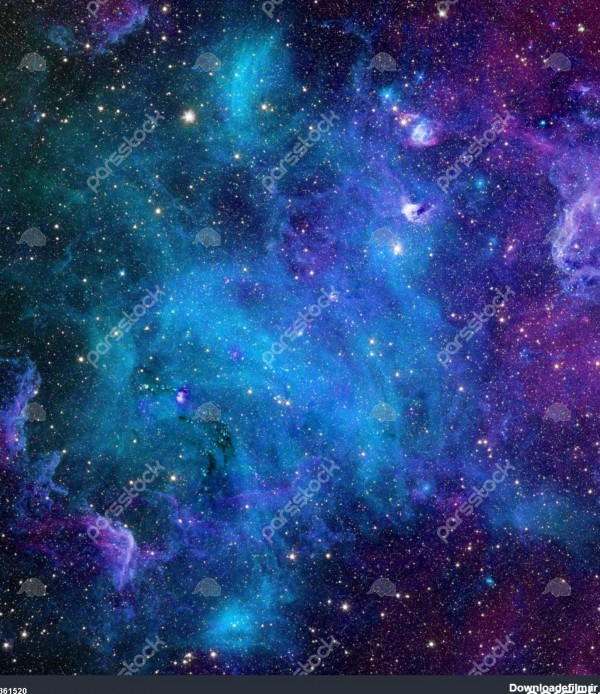 ستاره کهکشان پس زمینه فضایی انتزاعی عناصر این تصویر مبله توسط ناسا ...