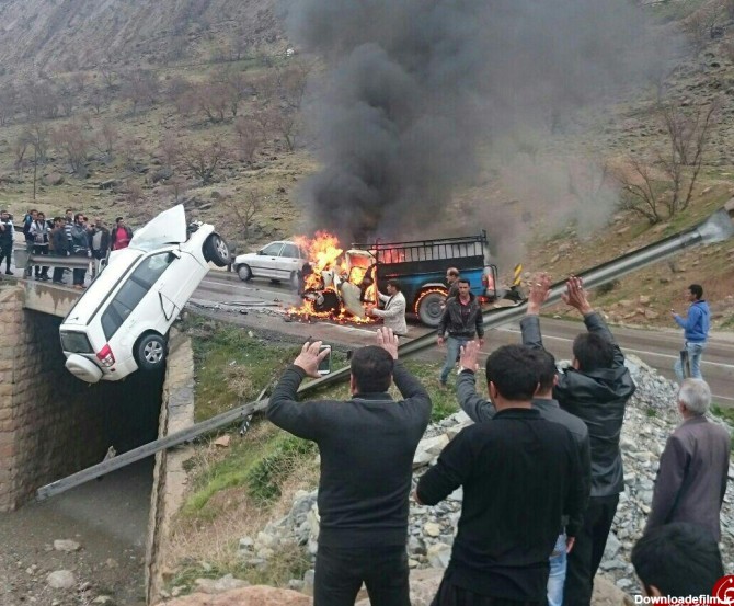 تصادف وحشتناک در جاده شیراز - بوشهر (عکس+16)