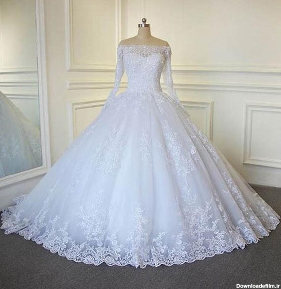 مدل لباس عروس پف دار زیبا شیک خاص و مدرن - السن