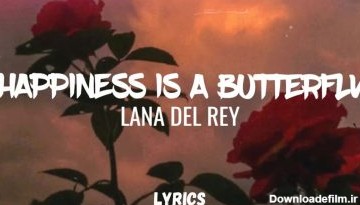 متن و ترجمه آهنگ Happiness is a butterfly از Lana Del Rey