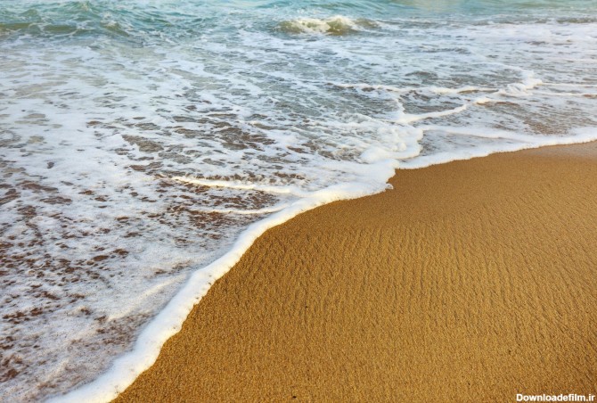 عکس زمینه موج سفید ساحل دریا پس زمینه | والپیپر گرام