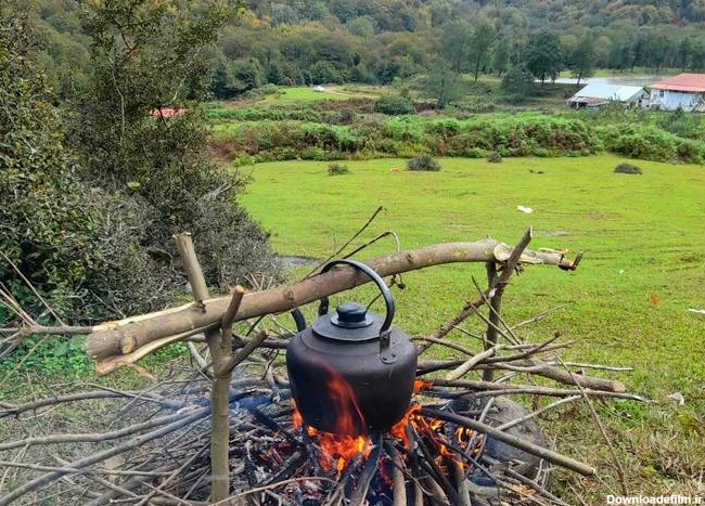 طرز تهیه چای آتیشی در طبیعت ساده و خوشمزه توسط Haniye - کوکپد