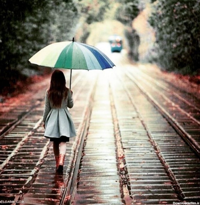20 عکس پروفایل شیک و لاکچری دختر در باران