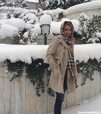 عکس دختر ایرانی تو برف