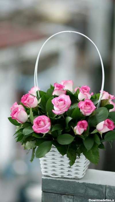 عکس سبد گل زیبا برای پروفایل و بک گراند گوشی