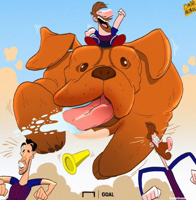 لیونل مسی و روز جهانی سگ (کاریکاتور) | طرفداری