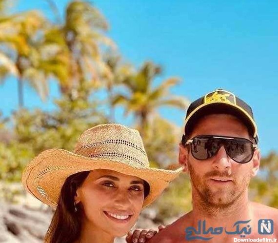 مسی و همسرش | تصاویر مسی و همسرش در ساحل میامی در آخرین ...
