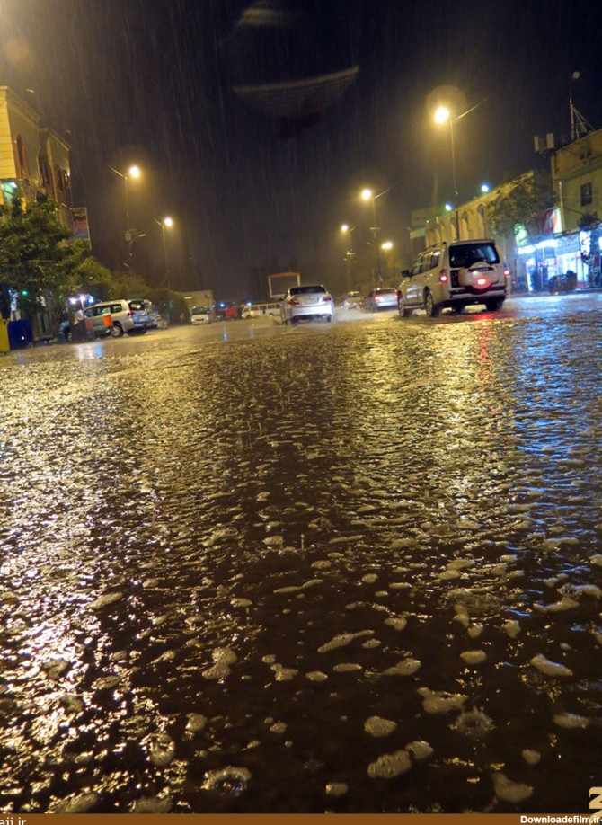 بارش شدید باران در کربلا - کرب و بلا- سایت تخصصی امام حسین علیه السلام