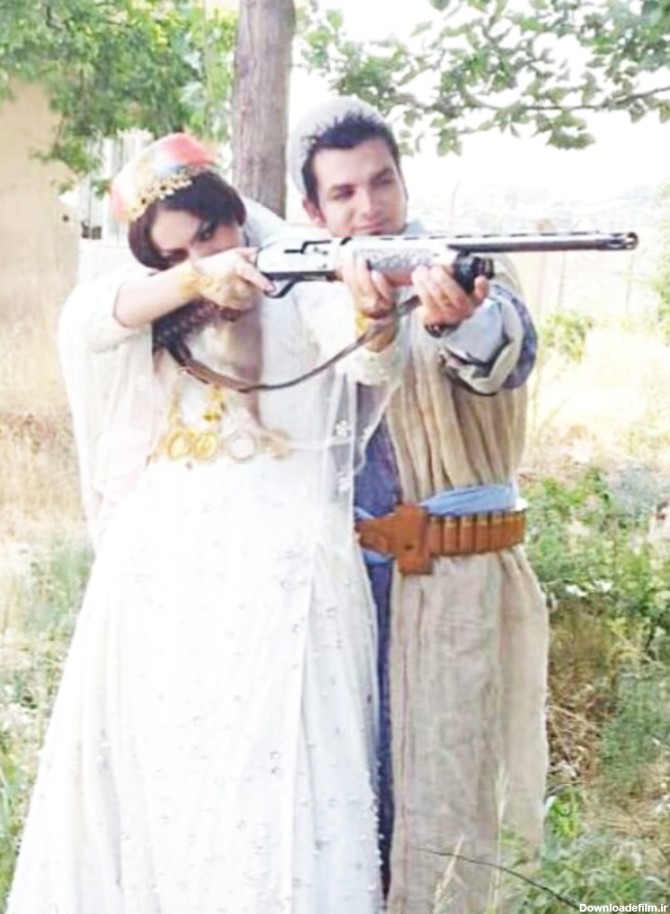 عروس و داماد بختیاری   - عکس ویسگون