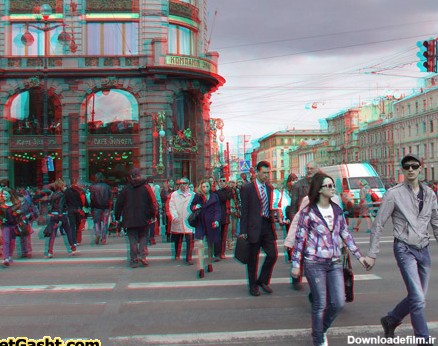 عکس های زیبای سه بعدی سن پترزبورگ-با عینک 3D  آبی قرمز ببینید