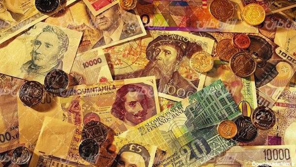 تصویر با کیفیت پول همراه با اسکناس و پس زمینه پول - ایران طرح