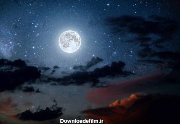 عکس ماه و شب زیبا