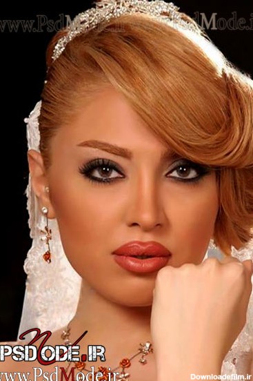 عکس از مدل آرایش عروس ایرانی - مدل آرایش مو و صورت