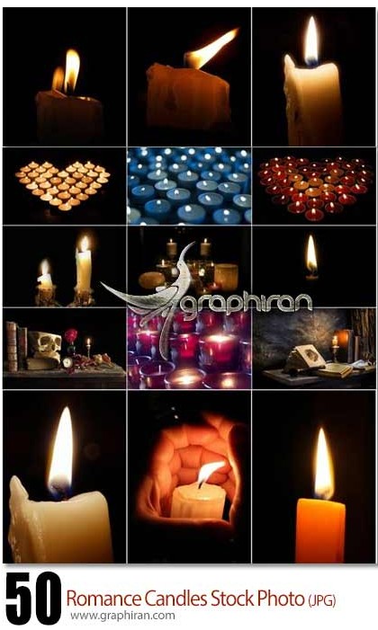 دانلود مجموعه 50 عکس استوک شمع های زیبا با کیفیت بالا