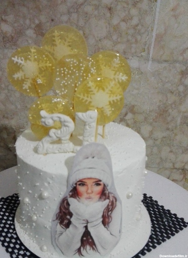مینی کیک دختر زمستان | سرآشپز پاپیون