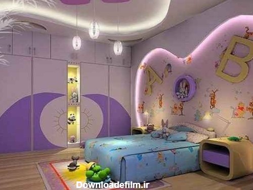 مدل اتاق بچه - عکس و طراحی دکوراسیون اتاق بچه دختر و پسر تختخواب