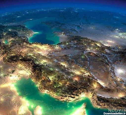عکس زیبا از نقشه ایران