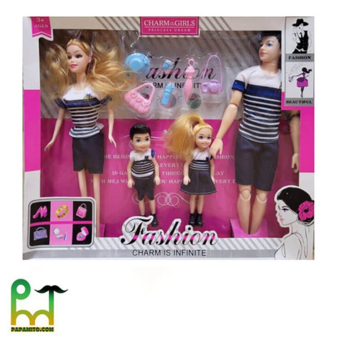 قیمت و خرید عروسک باربی خانواده کد 0338 - فروشگاه اینترنتی ...