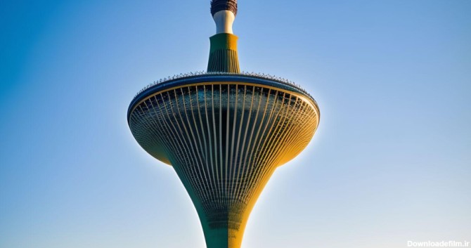 عکس برج میلاد و آزادی تهران در 50 سال آینده هوش مصنوعی