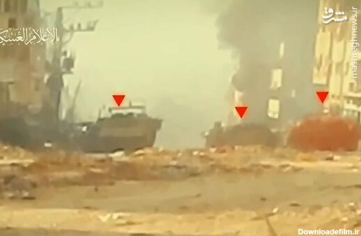 انهدام تعدادی از تانک‌های اسرائیلی توسط حماس در غزه