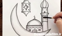 نقاشی های مربوط به ماه رمضان، نحوه کشیدن تصویر ماه رمضان، نقاشی ...