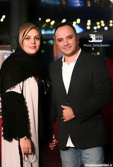 عکس| احسان کرمی و همسرش در اکران خصوصی یک فیلم