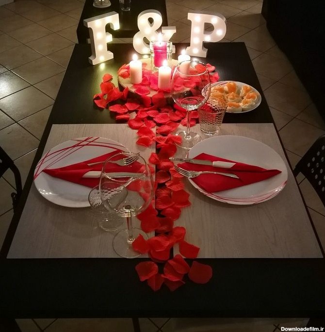 تزیین میز تولد عاشقانه 1401 با رمانتیک ترین و لاکچری ترین ایده های ...