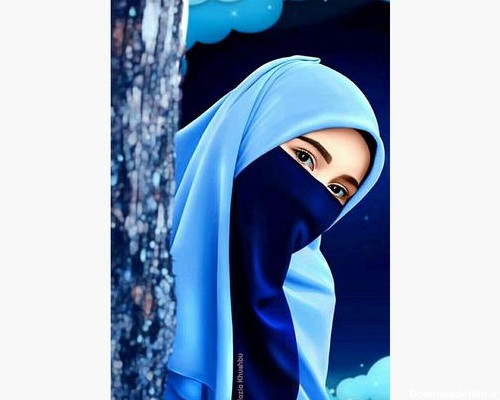عکس زن با حجاب برای پروفایل