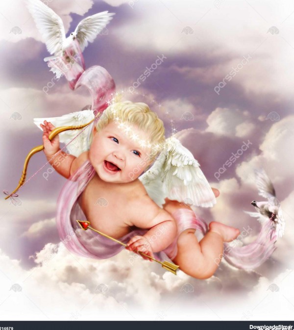 کوپید نوزاد با بال فرشته 1214679