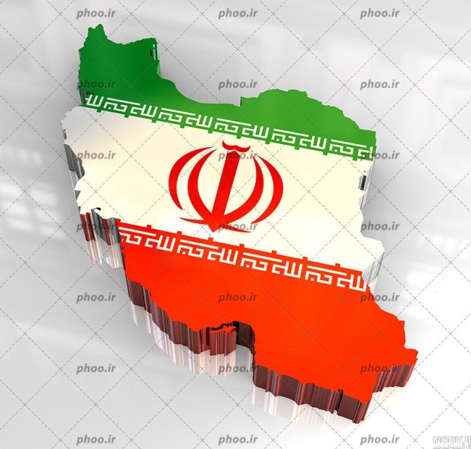عکس زیبا نقشه ایران