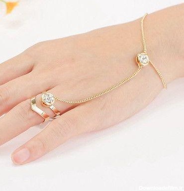 جدیدترین مدل های دستبند انگشتری زنانه | 43 مدل شیک دستبند ...