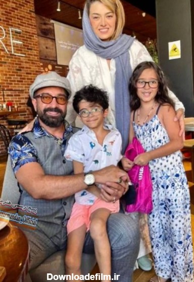 مجید صالحی با همسر و فرزندانش حنا و آروین + عکس - مجله زندگی بهتر