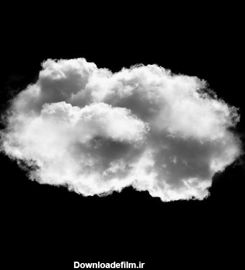 ابر سفید در پس زمینه سیاه رندر تصویر سه بعدی ابر کرکی 1499895