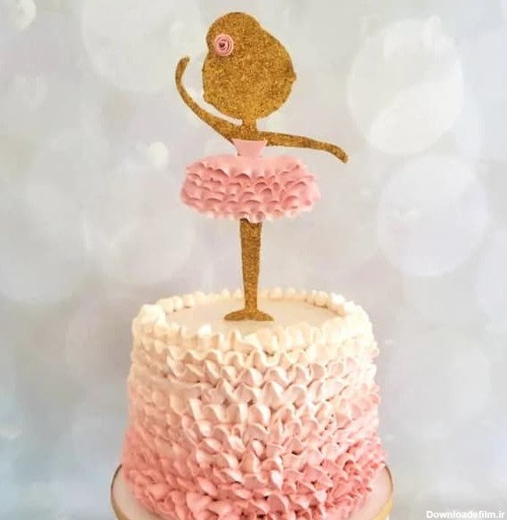 کیک تولد بالرین - فروشگاه جشن ما