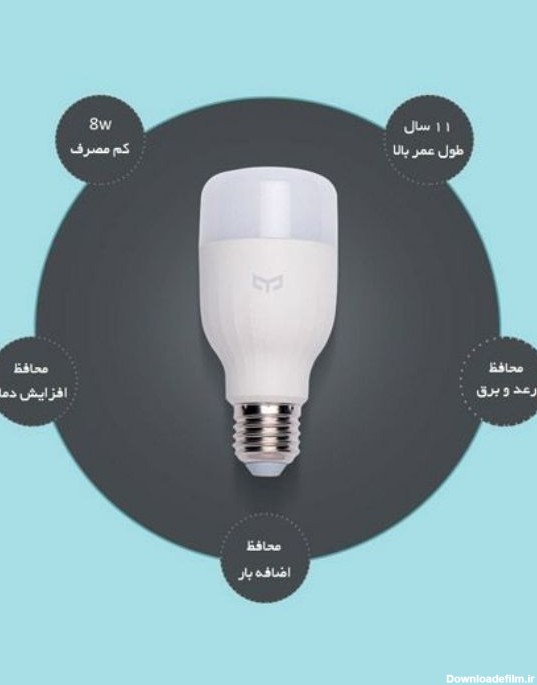 خرید لامپ حبابی هوشمند شیائومی قیمت روز