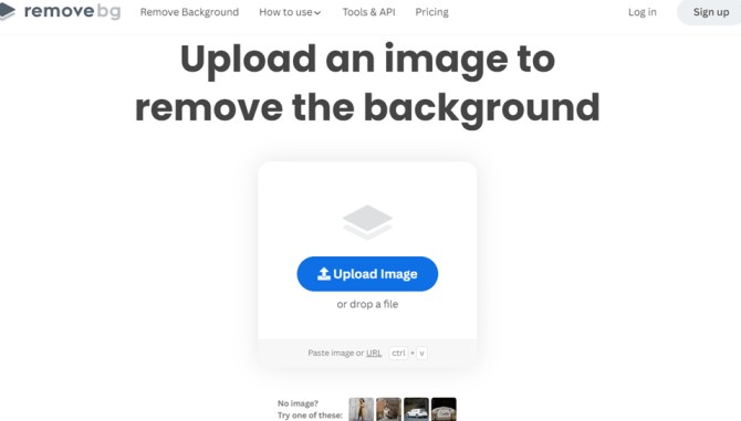 تغییر پس زمینه عکس با سایت remove