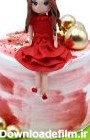 سفارش کیک تولد دخترانه؛ سرشار از رنگ و ظرافت دخترانه | قنادی ناتلی