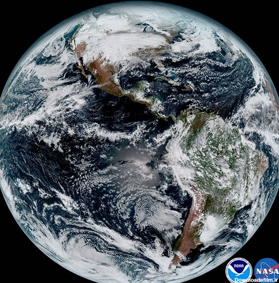 جدیدترین عکس زمین از ماهواره هواشناسی ناسا/ تصویر با کیفیت بالا را ...